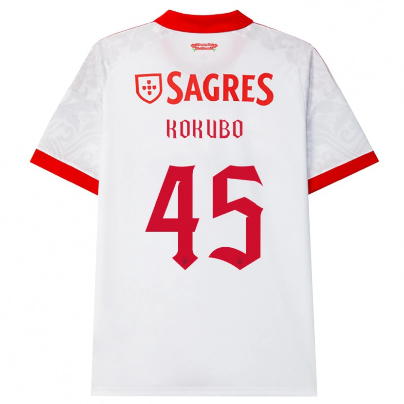 Danxen Heren Leo Kokubo #45 Wit Rood Geel Uitshirt Uittenue 2026/27 T-Shirt België
