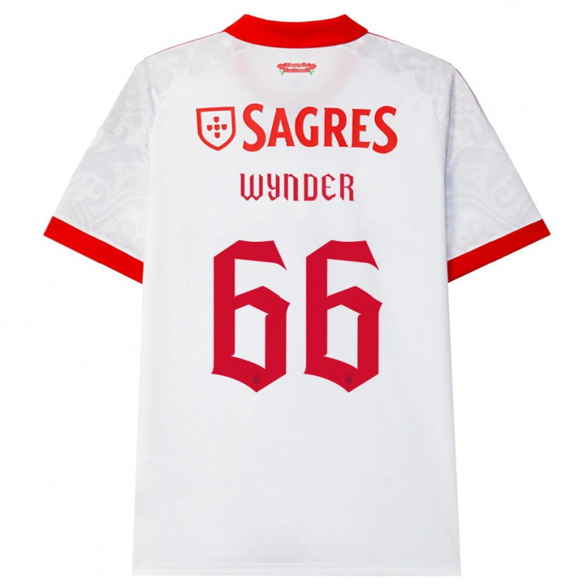 Danxen Heren Joshua Wynder #66 Wit Rood Geel Uitshirt Uittenue 2026/27 T-Shirt België