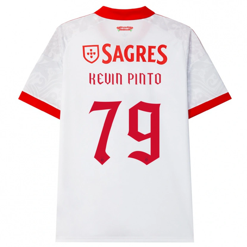 Danxen Heren Kevin Pinto #79 Wit Rood Geel Uitshirt Uittenue 2026/27 T-Shirt België