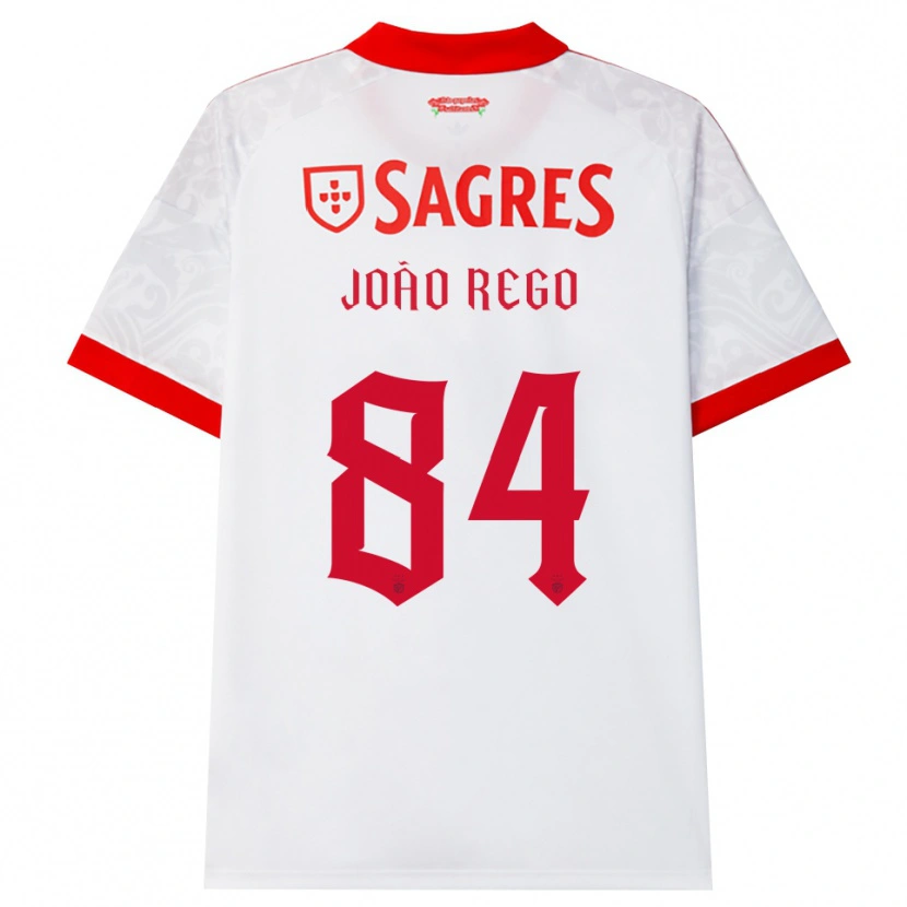 Danxen Heren João Rego #84 Wit Rood Geel Uitshirt Uittenue 2026/27 T-Shirt België