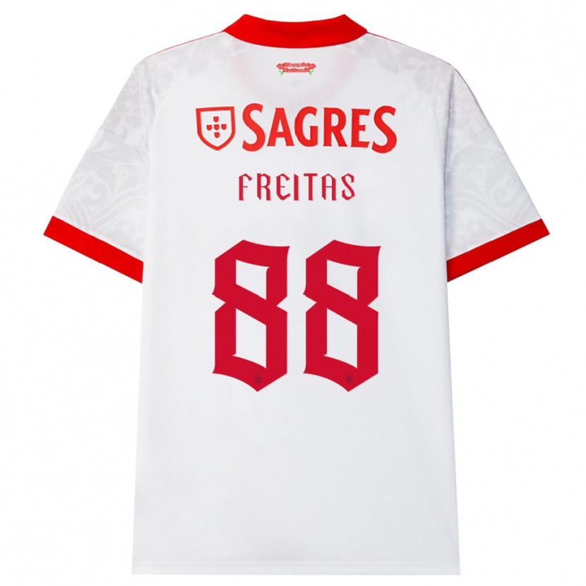 Danxen Heren Tiago Freitas #88 Wit Rood Geel Uitshirt Uittenue 2026/27 T-Shirt België