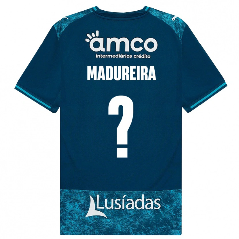 Danxen Heren João Madureira #0 Donkerleigrijs Mediumturquoise Uitshirt Uittenue 2026/27 T-Shirt België