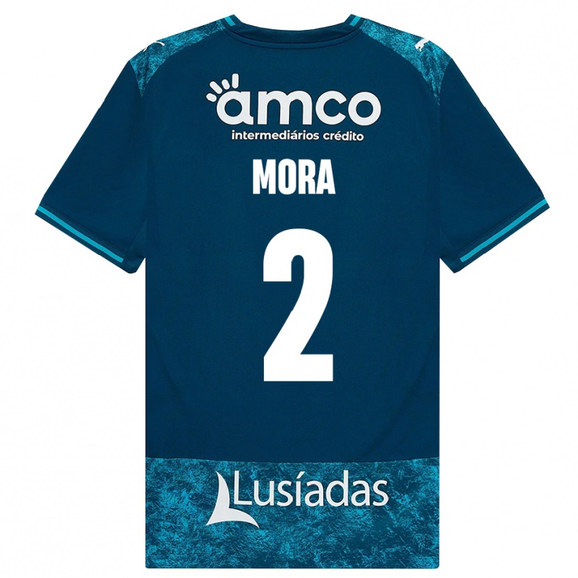 Danxen Heren Ziad Mora #2 Donkerleigrijs Mediumturquoise Uitshirt Uittenue 2026/27 T-Shirt België