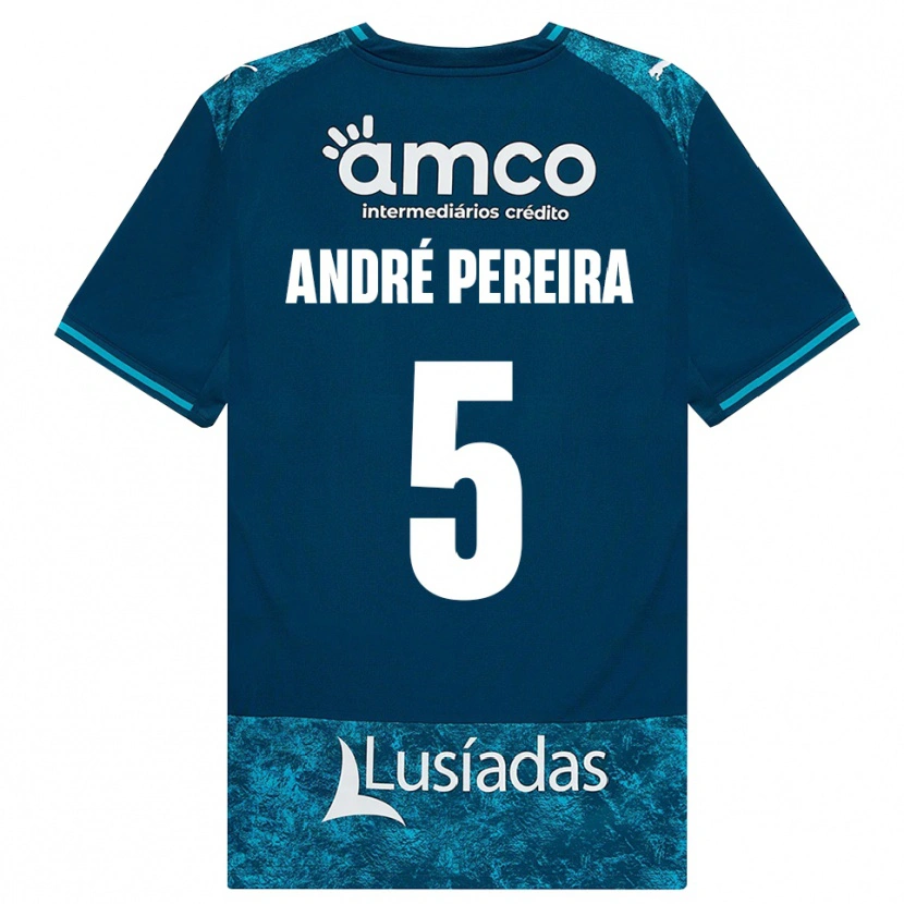 Danxen Heren João Pereira #5 Donkerleigrijs Mediumturquoise Uitshirt Uittenue 2026/27 T-Shirt België