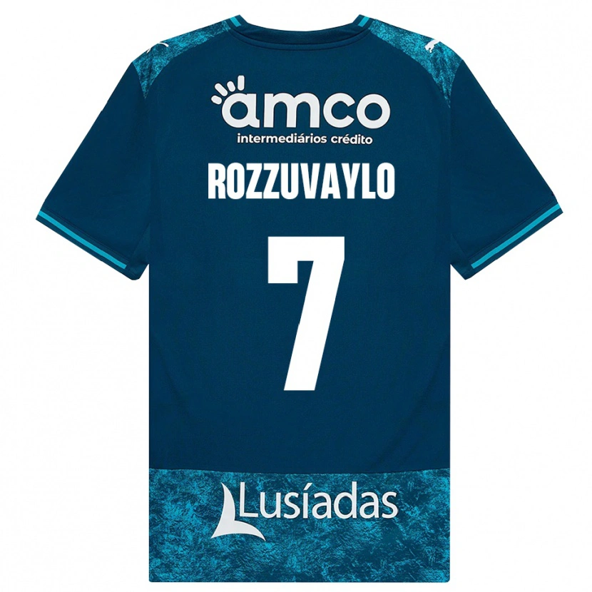 Danxen Heren Dani Rozzuvaylo #7 Donkerleigrijs Mediumturquoise Uitshirt Uittenue 2026/27 T-Shirt België