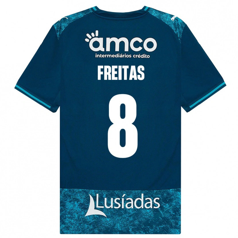 Danxen Heren Mylena Freitas #8 Donkerleigrijs Mediumturquoise Uitshirt Uittenue 2026/27 T-Shirt België