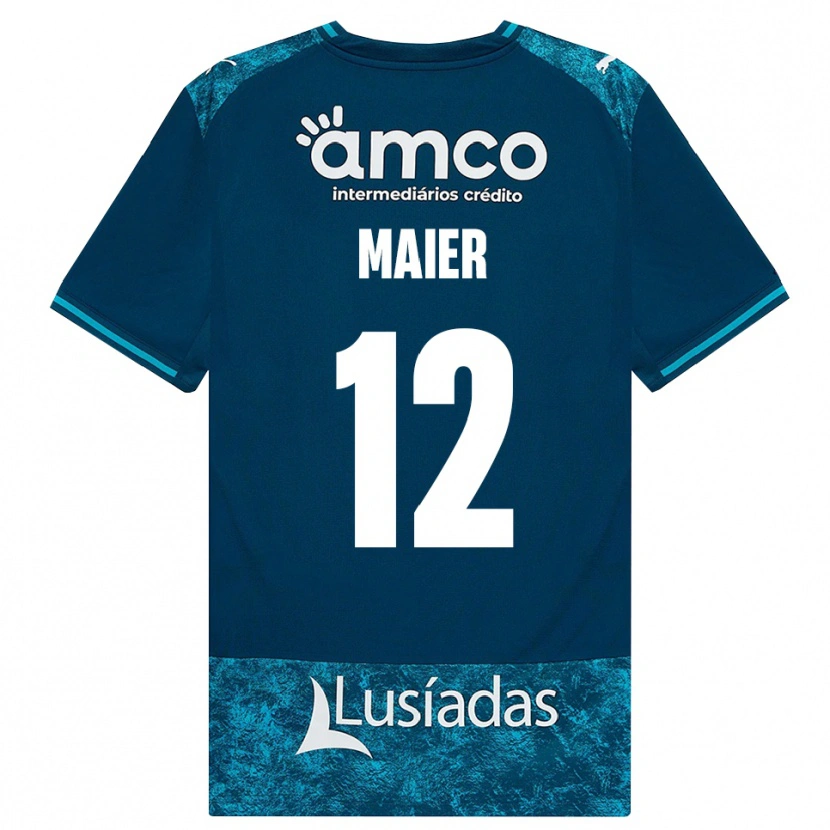 Danxen Heren Merse Maier #12 Donkerleigrijs Mediumturquoise Uitshirt Uittenue 2026/27 T-Shirt België