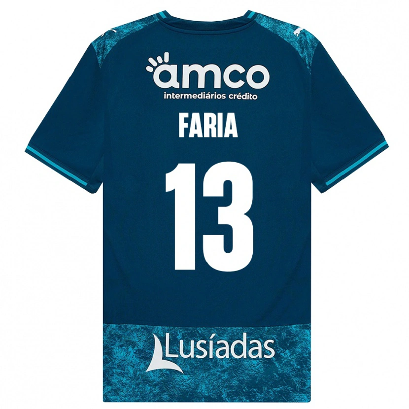 Danxen Heren Hélder Faria #13 Donkerleigrijs Mediumturquoise Uitshirt Uittenue 2026/27 T-Shirt België