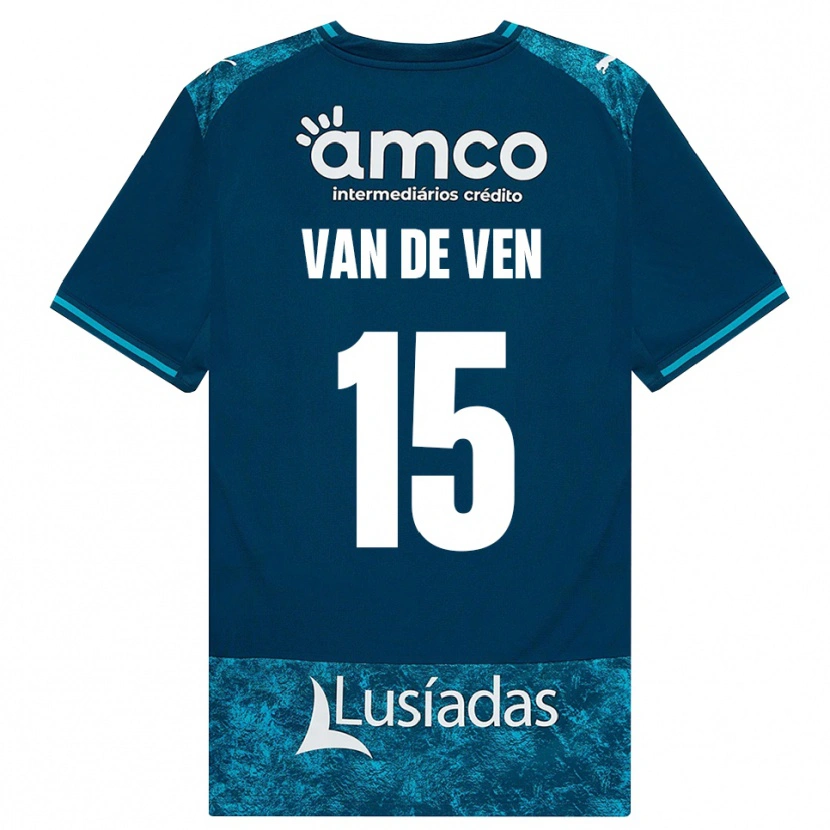 Danxen Heren Zoï Van De Ven #15 Donkerleigrijs Mediumturquoise Uitshirt Uittenue 2026/27 T-Shirt België