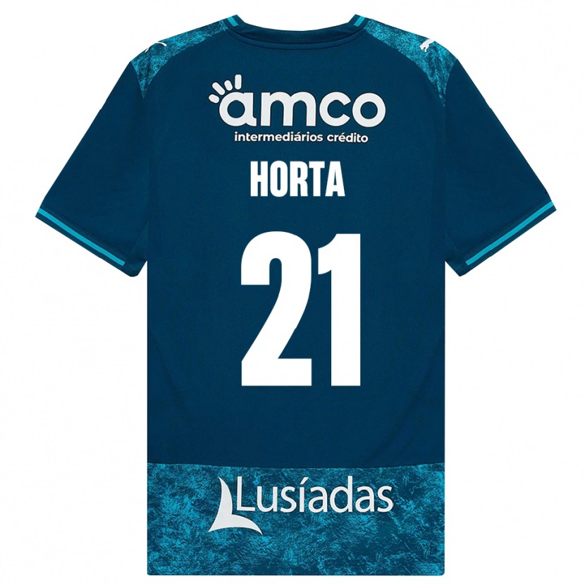 Danxen Heren Ricardo Horta #21 Donkerleigrijs Mediumturquoise Uitshirt Uittenue 2026/27 T-Shirt België