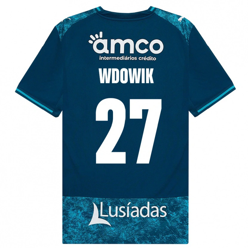 Danxen Heren Bartlomiej Wdowik #27 Donkerleigrijs Mediumturquoise Uitshirt Uittenue 2026/27 T-Shirt België