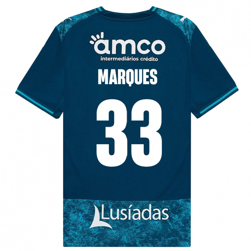 Danxen Heren João Marques #33 Donkerleigrijs Mediumturquoise Uitshirt Uittenue 2026/27 T-Shirt België