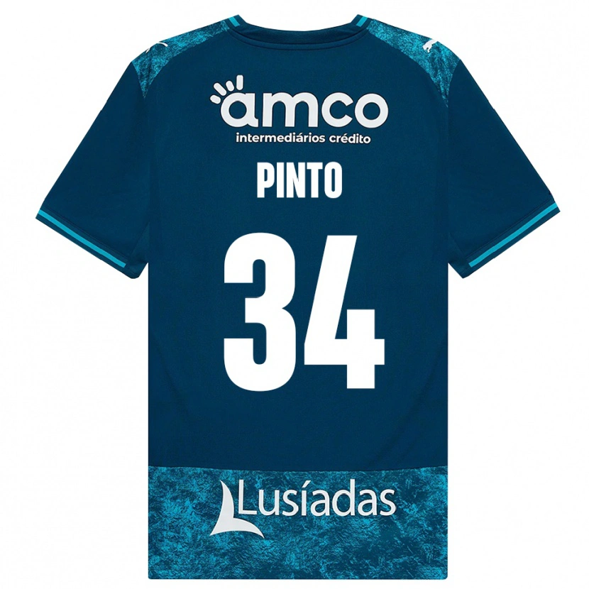 Danxen Heren Ana Pinto #34 Donkerleigrijs Mediumturquoise Uitshirt Uittenue 2026/27 T-Shirt België
