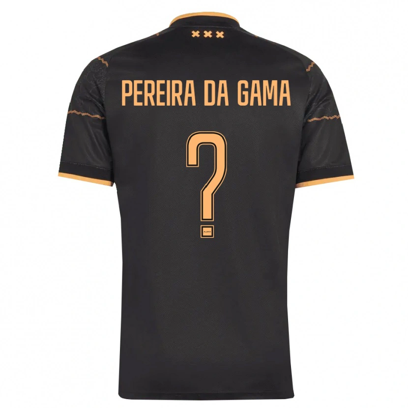 Danxen Heren Haniel Pereira Da Gama #0 Zwart Oranje Uitshirt Uittenue 2026/27 T-Shirt België
