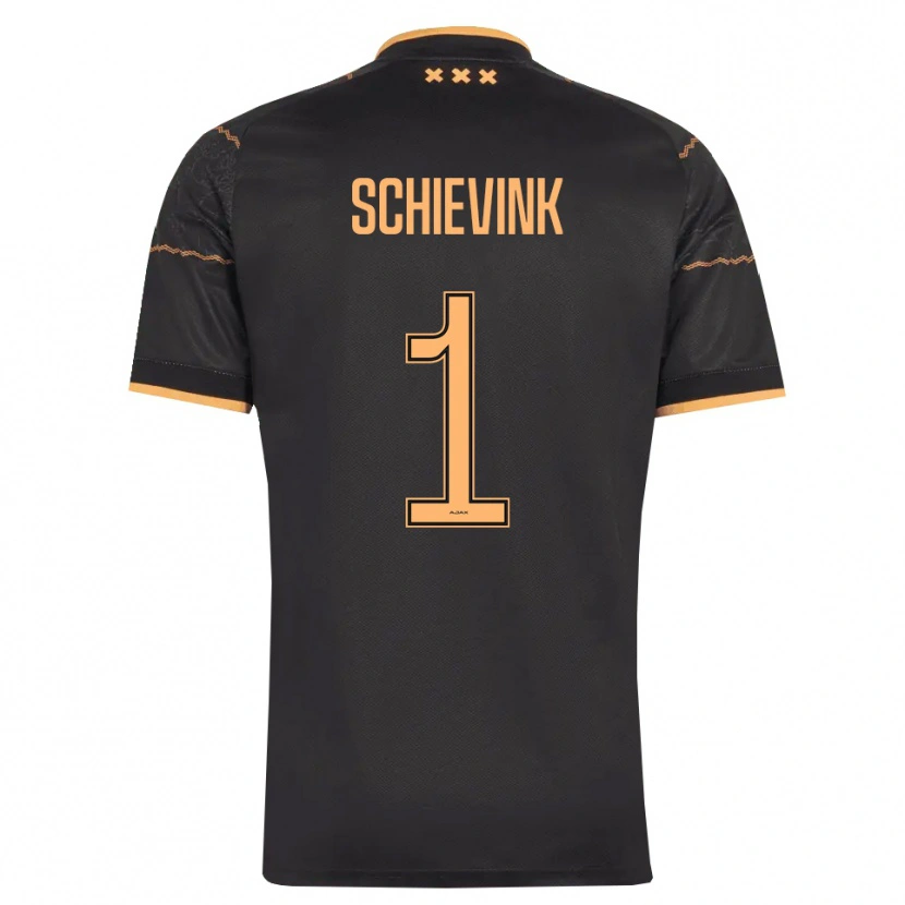 Danxen Heren Floris Schievink #1 Zwart Oranje Uitshirt Uittenue 2026/27 T-Shirt België