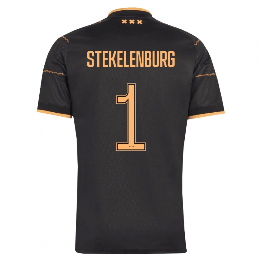 Danxen Heren Maarten Stekelenburg #1 Zwart Oranje Uitshirt Uittenue 2026/27 T-Shirt België