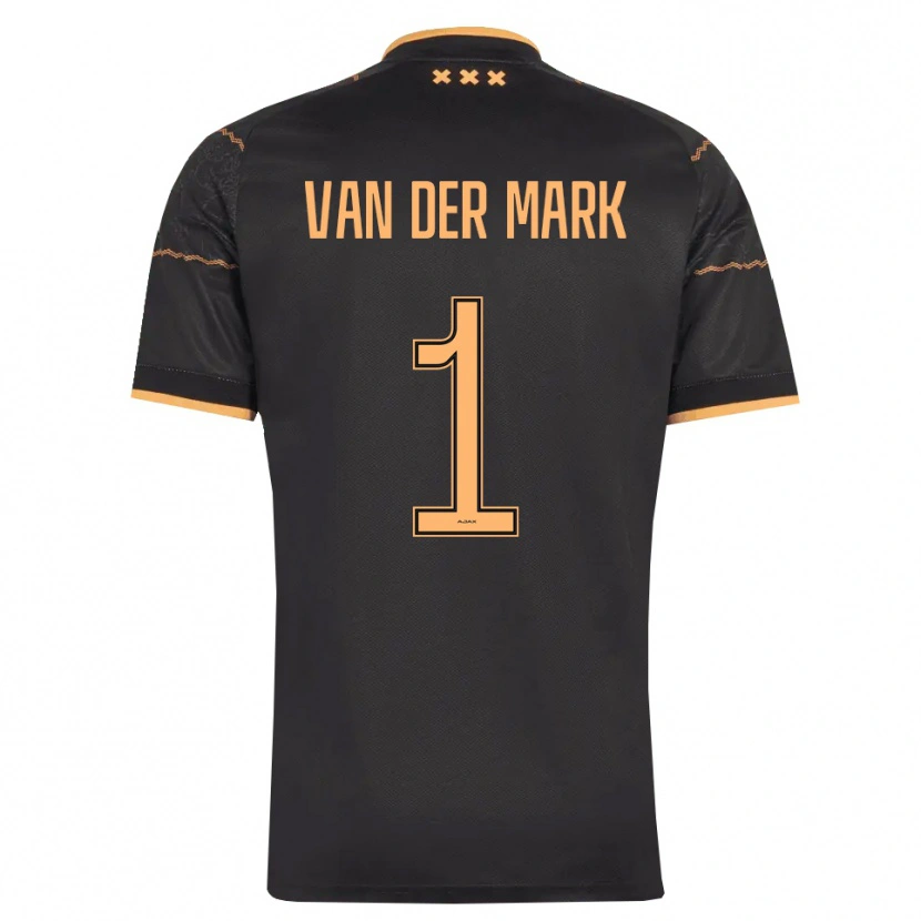 Danxen Heren Jesper Van Der Mark #1 Zwart Oranje Uitshirt Uittenue 2026/27 T-Shirt België