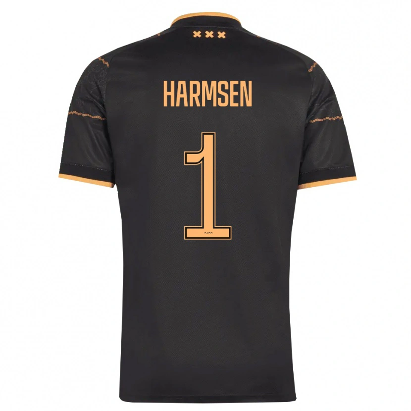 Danxen Heren Tymo Harmsen #1 Zwart Oranje Uitshirt Uittenue 2026/27 T-Shirt België