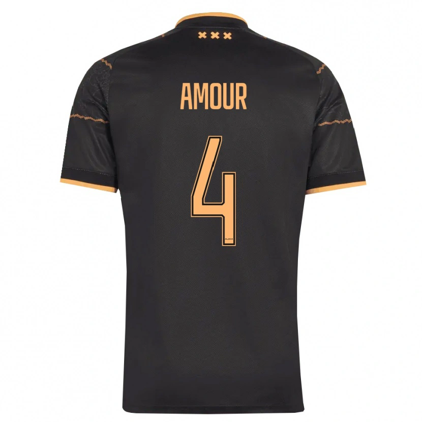 Danxen Heren Jahyendrow Amour #4 Zwart Oranje Uitshirt Uittenue 2026/27 T-Shirt België