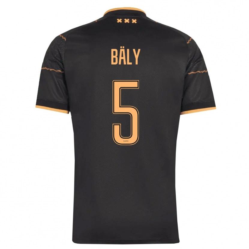 Danxen Heren Darryl Bäly #5 Zwart Oranje Uitshirt Uittenue 2026/27 T-Shirt België