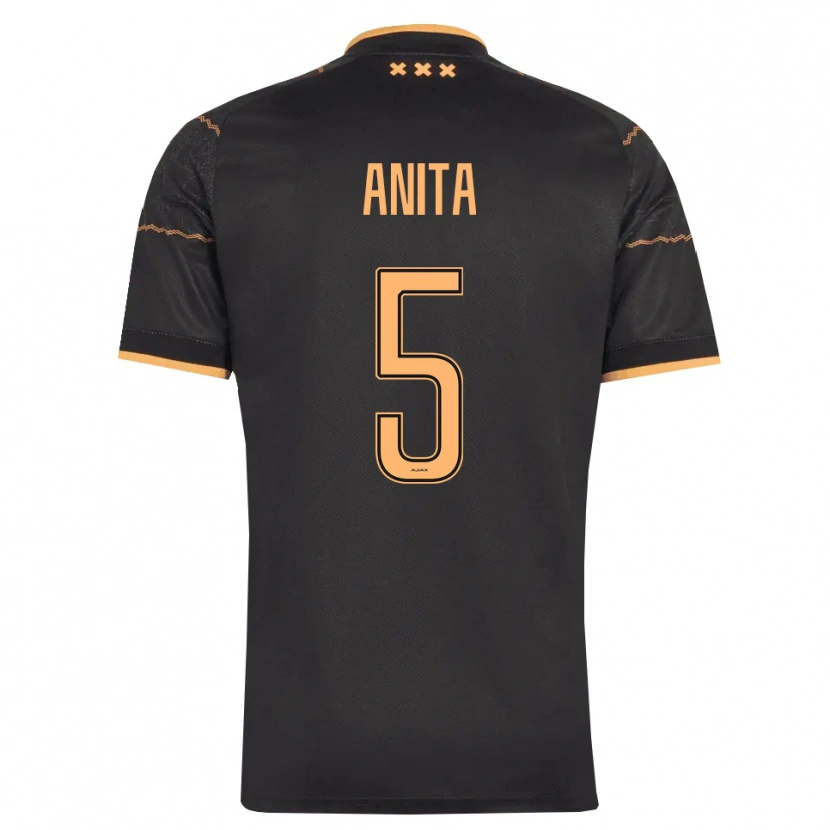 Danxen Heren Vurnon Anita #5 Zwart Oranje Uitshirt Uittenue 2026/27 T-Shirt België