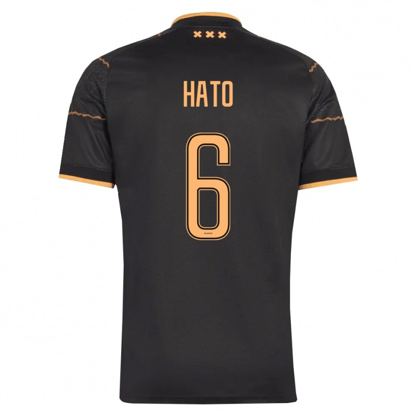 Danxen Heren Elgyn Hato #6 Zwart Oranje Uitshirt Uittenue 2026/27 T-Shirt België