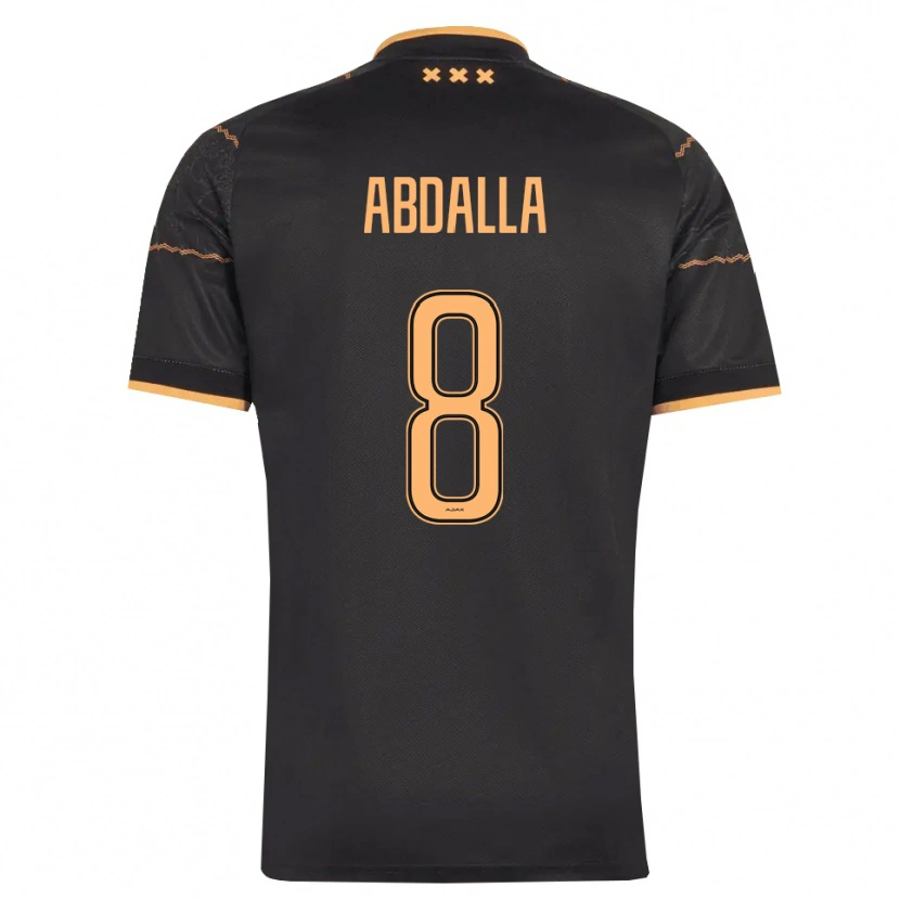 Danxen Heren Mohamed Abdalla #8 Zwart Oranje Uitshirt Uittenue 2026/27 T-Shirt België