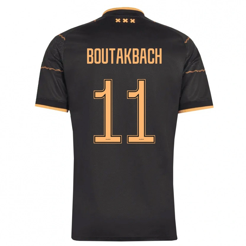 Danxen Heren Massin Boutakbach #11 Zwart Oranje Uitshirt Uittenue 2026/27 T-Shirt België