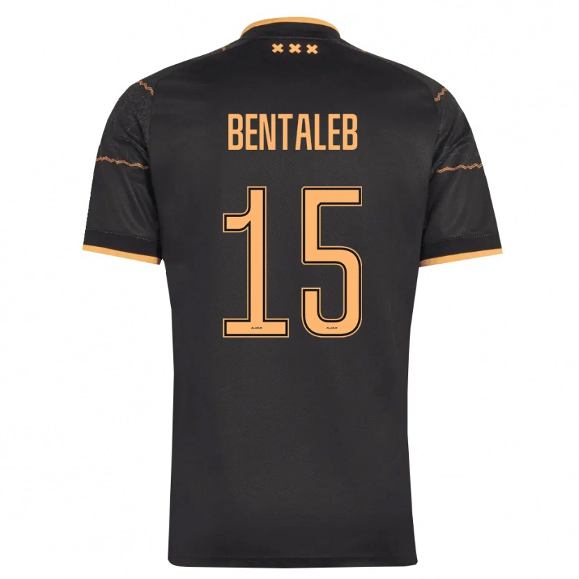 Danxen Heren Marouane Bentaleb #15 Zwart Oranje Uitshirt Uittenue 2026/27 T-Shirt België