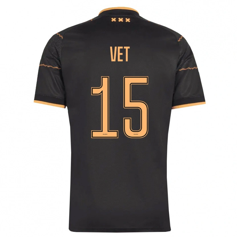 Danxen Heren Javier Vet #15 Zwart Oranje Uitshirt Uittenue 2026/27 T-Shirt België