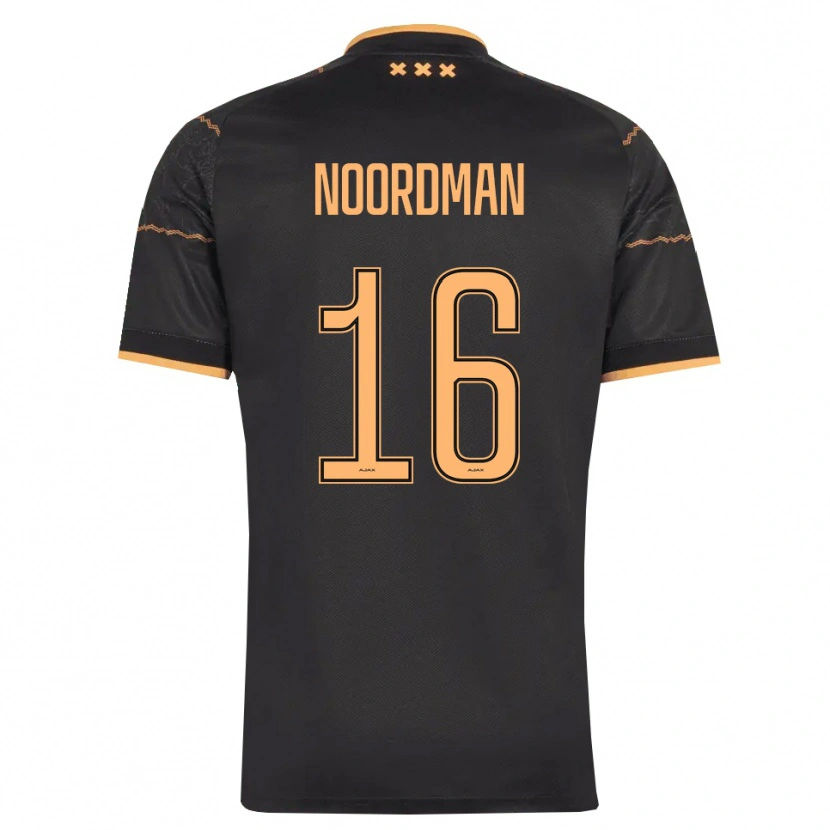 Danxen Heren Danique Noordman #16 Zwart Oranje Uitshirt Uittenue 2026/27 T-Shirt België