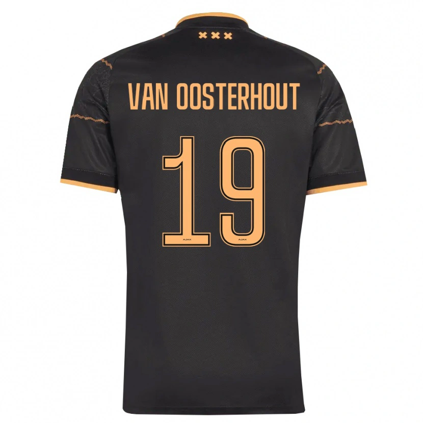 Danxen Heren Charly Van Oosterhout #19 Zwart Oranje Uitshirt Uittenue 2026/27 T-Shirt België