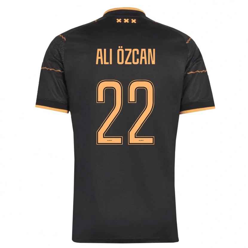 Danxen Heren Akın Ali Özcan #22 Zwart Oranje Uitshirt Uittenue 2026/27 T-Shirt België