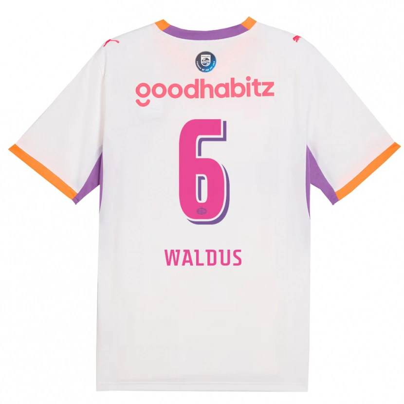 Danxen Heren Maruschka Waldus #6 Wit Paars Oranje Uitshirt Uittenue 2026/27 T-Shirt België