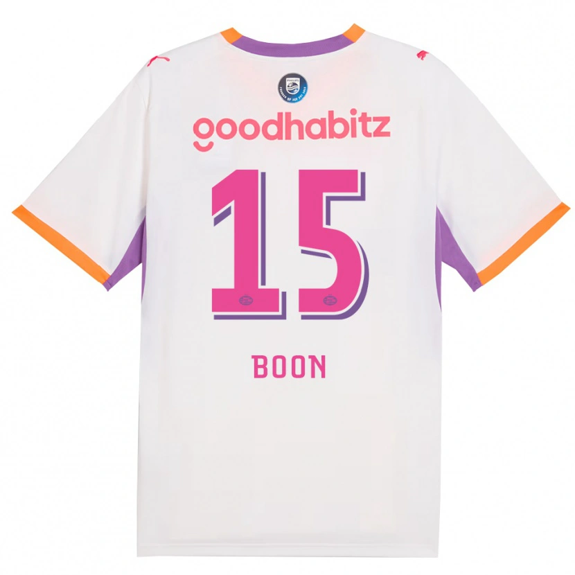Danxen Heren Rens Boon #15 Wit Paars Oranje Uitshirt Uittenue 2026/27 T-Shirt België