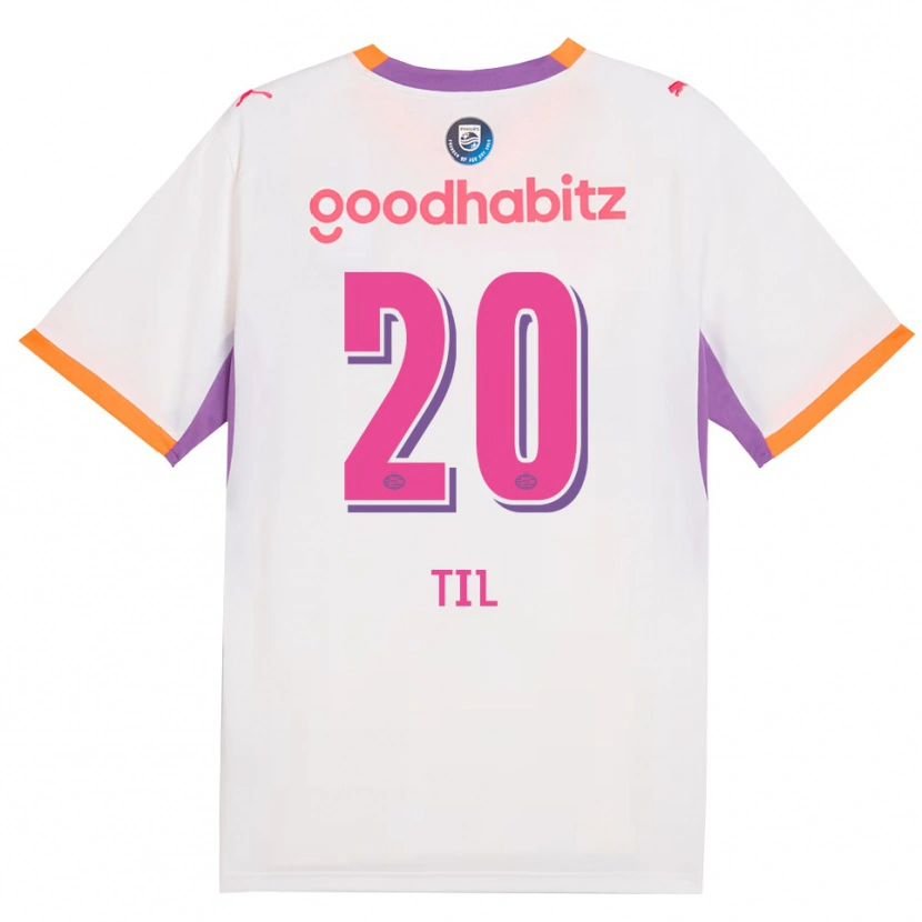 Danxen Heren Guus Til #20 Wit Paars Oranje Uitshirt Uittenue 2026/27 T-Shirt België