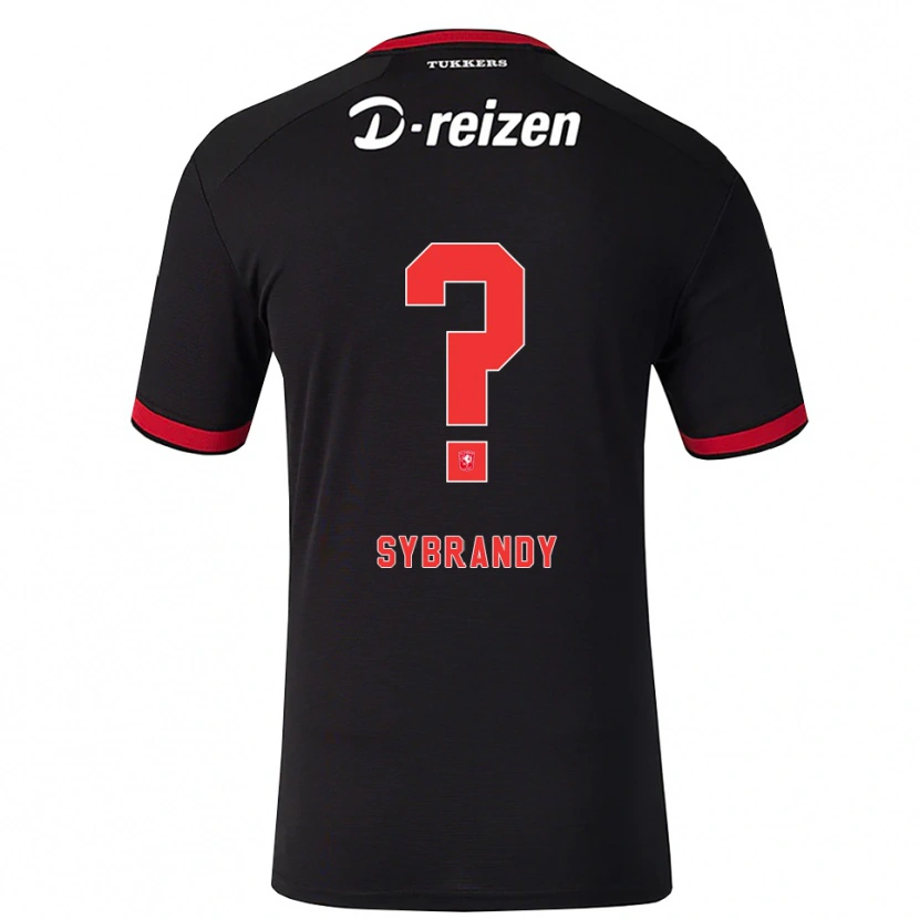 Danxen Heren Sander Sybrandy #0 Rood Wit Zwart Uitshirt Uittenue 2026/27 T-Shirt België