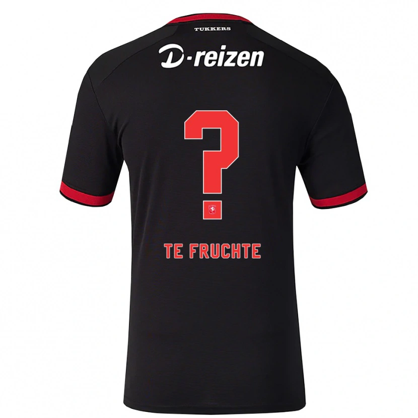 Danxen Heren Jonah Te Fruchte #0 Rood Wit Zwart Uitshirt Uittenue 2026/27 T-Shirt België
