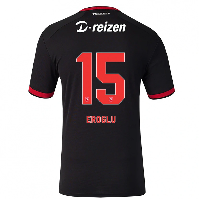 Danxen Heren Cem Eroglu #15 Rood Wit Zwart Uitshirt Uittenue 2026/27 T-Shirt België