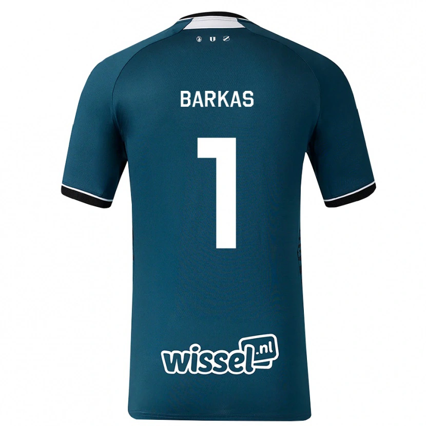 Danxen Heren Vasilios Barkas #1 Donkerleigrijs Wit Uitshirt Uittenue 2026/27 T-Shirt België
