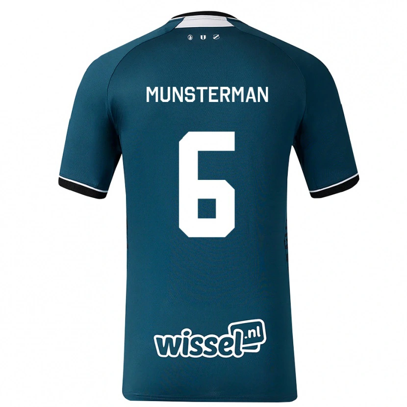 Danxen Heren Marthe Munsterman #6 Donkerleigrijs Wit Uitshirt Uittenue 2026/27 T-Shirt België
