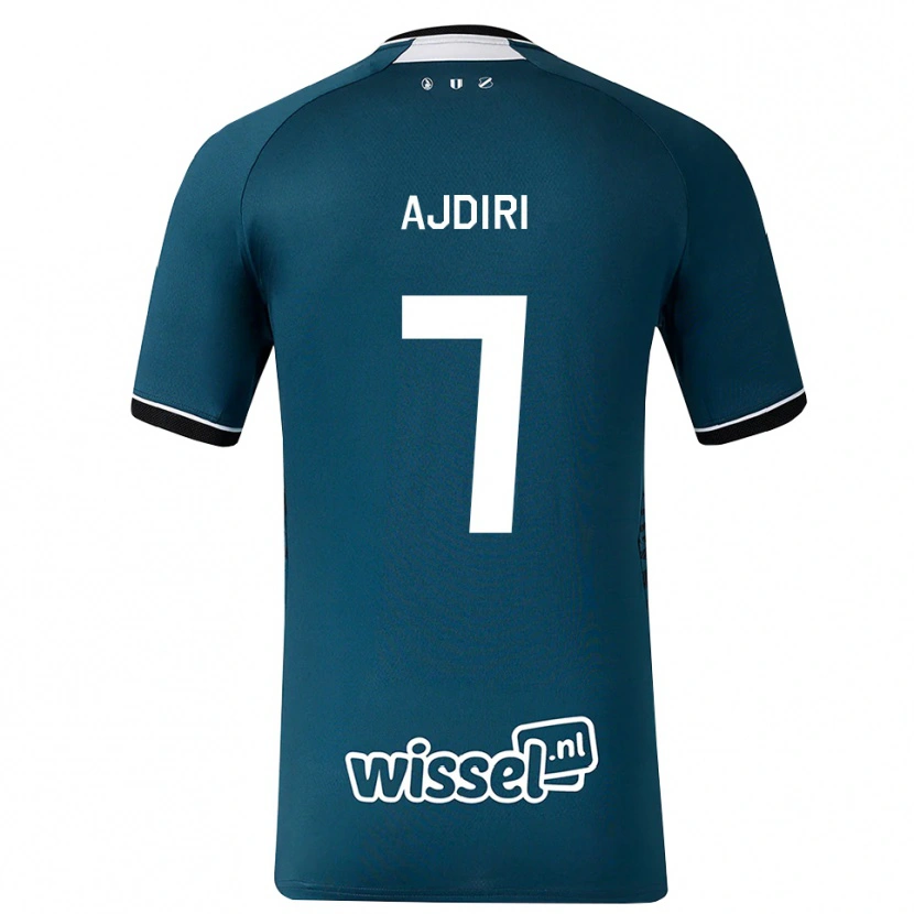 Danxen Heren Amin Ajdiri #7 Donkerleigrijs Wit Uitshirt Uittenue 2026/27 T-Shirt België