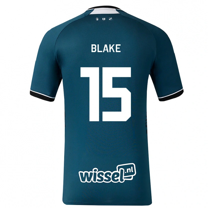 Danxen Heren Adrian Blake #15 Donkerleigrijs Wit Uitshirt Uittenue 2026/27 T-Shirt België