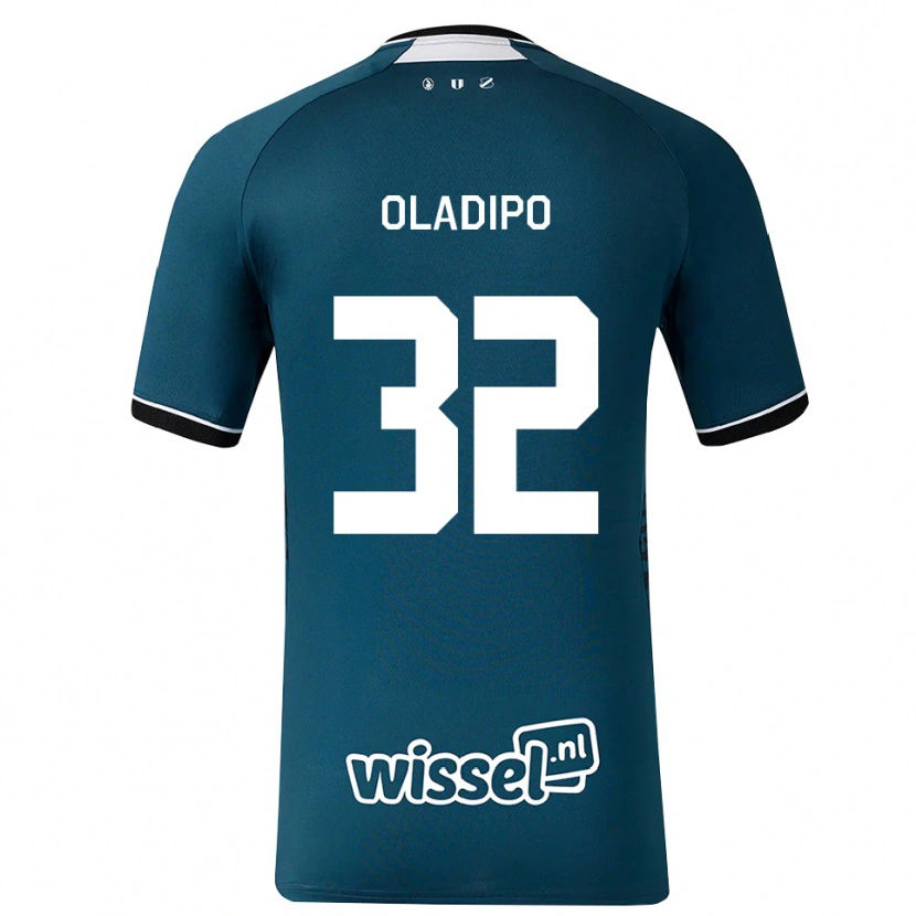 Danxen Heren Laolu Oladipo #32 Donkerleigrijs Wit Uitshirt Uittenue 2026/27 T-Shirt België