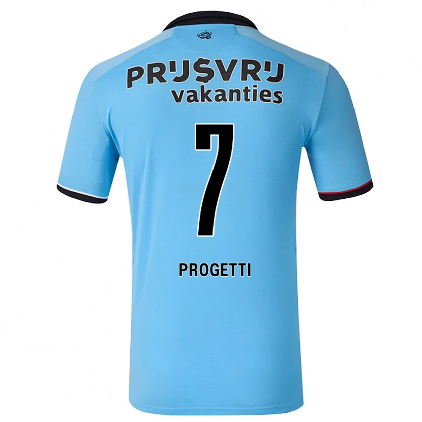 Danxen Heren Vinícius Progetti #7 Diephemelsblauw Zwart Rood Uitshirt Uittenue 2026/27 T-Shirt België