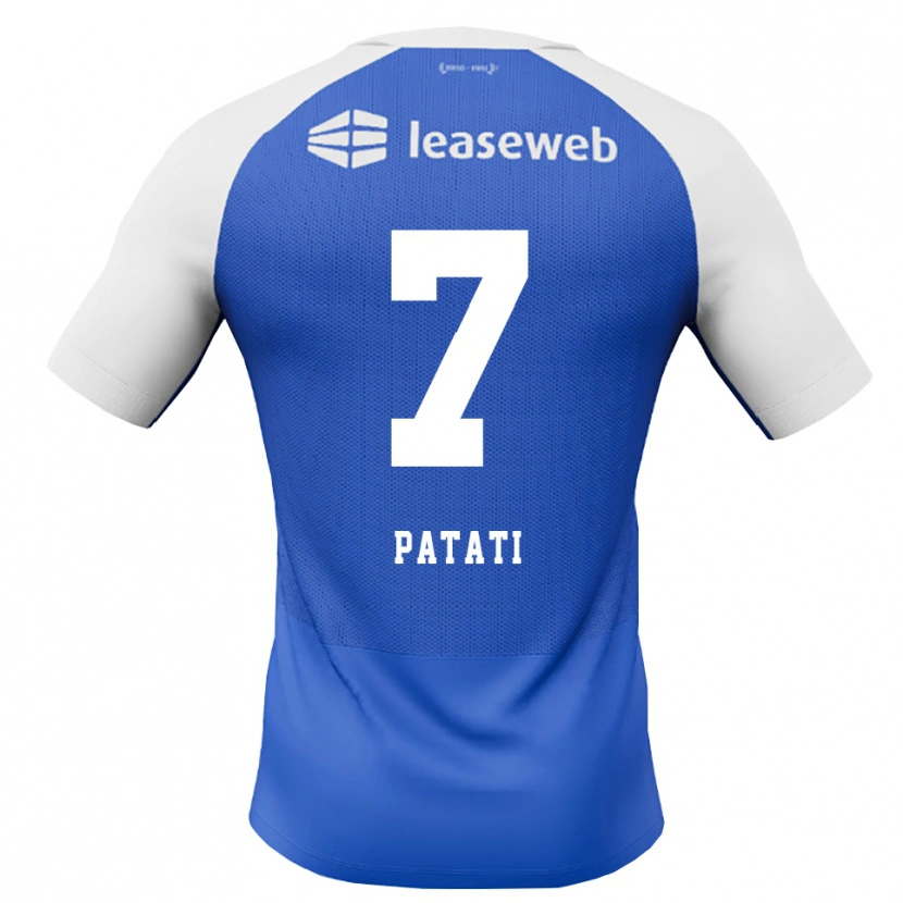 Danxen Heren Weslley Patati #7 Hemelsblauw Rood Wit Uitshirt Uittenue 2026/27 T-Shirt België
