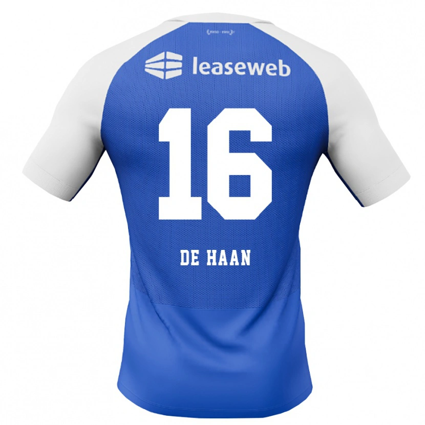 Danxen Heren Ruben De Haan #16 Hemelsblauw Rood Wit Uitshirt Uittenue 2026/27 T-Shirt België