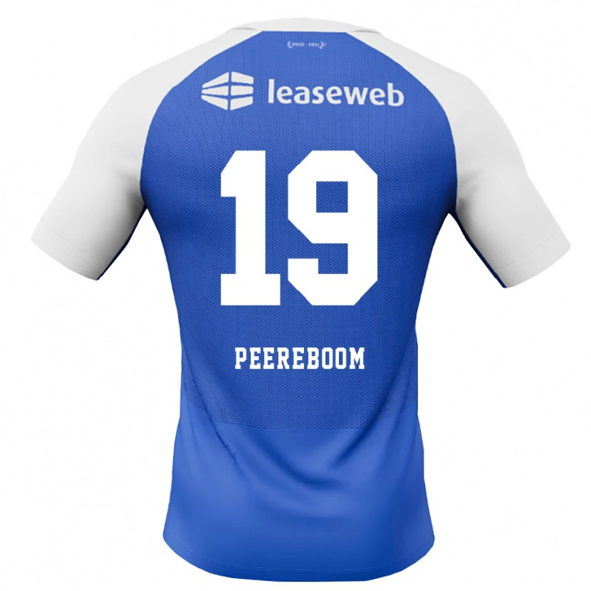 Danxen Heren Sanne Peereboom #19 Hemelsblauw Rood Wit Uitshirt Uittenue 2026/27 T-Shirt België