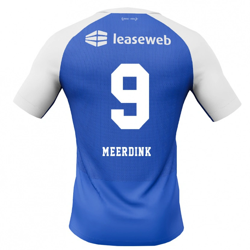 Danxen Heren Mexx Meerdink #9 Hemelsblauw Rood Wit Uitshirt Uittenue 2026/27 T-Shirt België