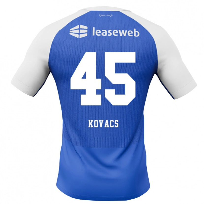 Danxen Heren Bendegúz Kovács #45 Hemelsblauw Rood Wit Uitshirt Uittenue 2026/27 T-Shirt België